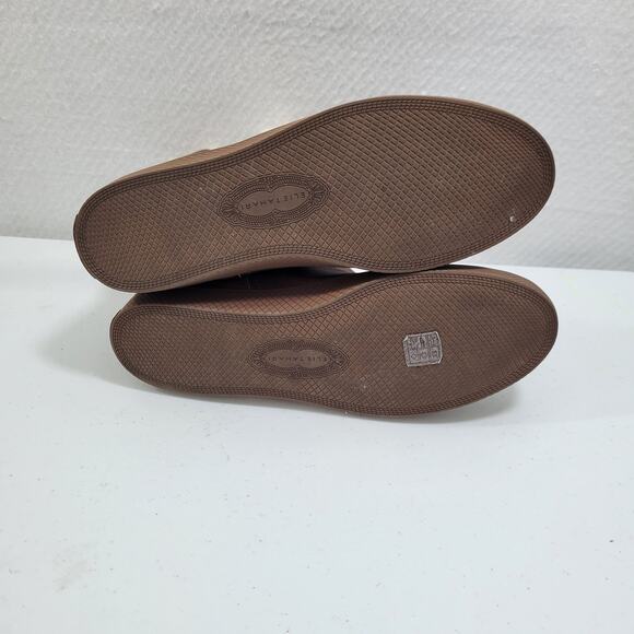 Elie Tahari Iris Brown Leather Boots Faux Fur Lining Size 39.5 (9) 61724-2683 - Picture 5 of 7